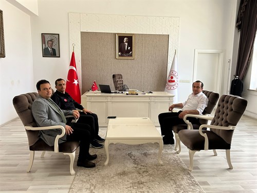 DSİ Müdürü ve AFAD Müdüründen Kaymakamımıza Ziyaret.